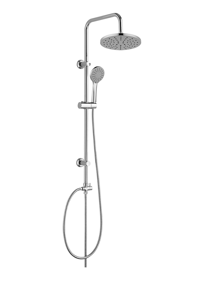 COLUMNA DUCHA 5 FUNC + PLATO REDONDO 8"