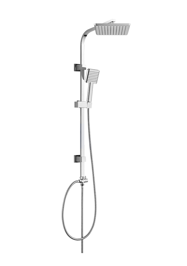 COLUMNA DUCHA 1 FUNC + PLATO CUADRADO 8"