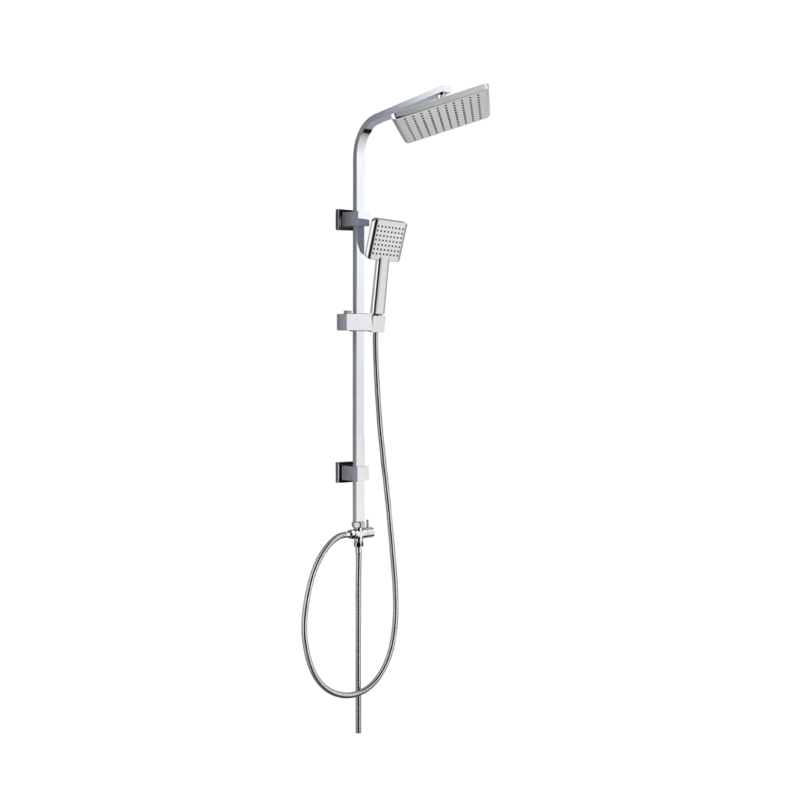 COLUMNA DUCHA 1 FUNC + PLATO CUADRADO 8"